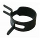 Black spring hose clamp