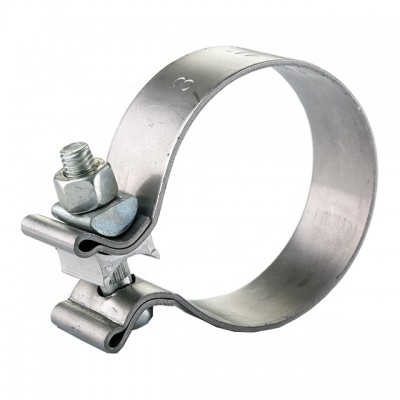 304SS Stainless Steel Car Turbo Use Exhaust System Pipe Coupler Joint O Ring Clamp Accuseal Band Exhaust Clamp